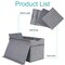 Kids Toy Box Chest - Extra Large Lightweight Collapsible Toy Storage Organizer Boxes Bins Baskets for Kids, Boys, Girls, Nursery Room, Playroom, Closet (Linen Gray)